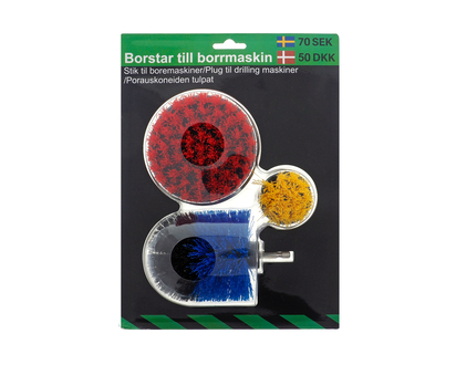 3pcs Drill Brush Set - 3pcs