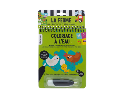 COLOREZ AVEC L'EAU Cahier d'activités