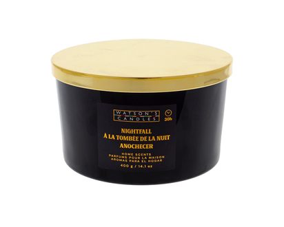 Large Scented Candle in Tinted Glass Jar - 400g/14oz
