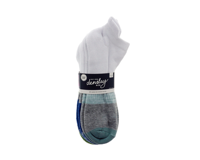 6pk Men's Half Cushioned Ankle Socks - 7-12