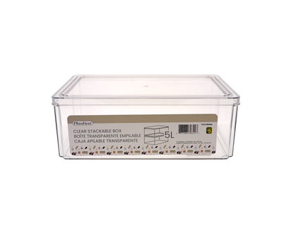 5L Rectangular Plastic Box Lid - 30cmx20cmx11cm