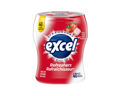 EXCEL Refreshers 40ct Strawberry Gum - 40ct