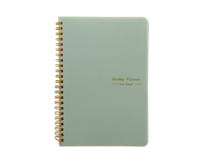 52 Sheet Spiral Undated Weekly Planner