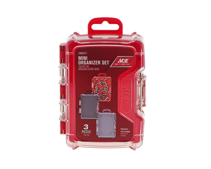 Mini Toolbox Organizer with Metal Clasp - 12cmx9cmx3.5cm