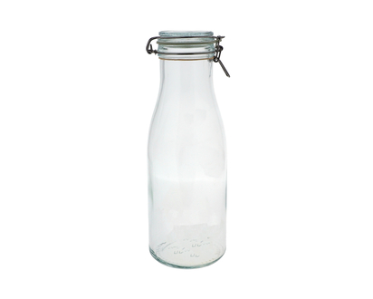 JADE 1.4L Hermetic Glass Milk Bottle - 1.4L
