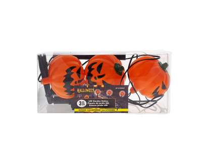 Halloween 3pc Battery Operated Stakes - 36cm