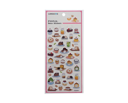 Small Decorative Gel & Puffy Sticker - 9.3cmx21cm