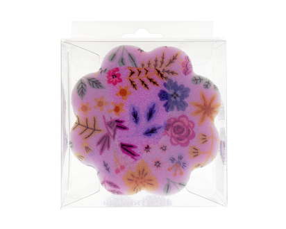 JAVEX 2pk Flower Shaped Scrubber Sponge - 2pk, 9.5CM DIA X 3.8CM H