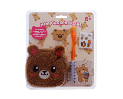 Key Chain Backpack Stationery Set - Assorted