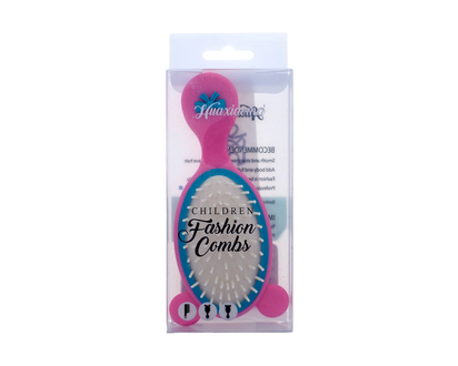 Ens. brosse cheveux plastique enfants