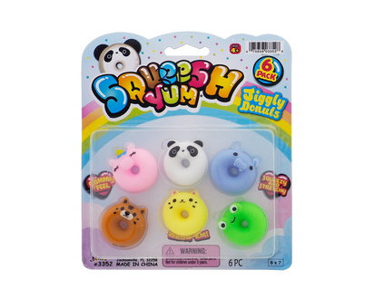 Animal en forme de beignet extensible - 3.5cmx4cm