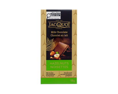 JACQUOT FRANCE 100g Milk Choco Hazelnuts - 100g
