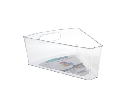 Triangle Corner Plastic Storage Bin - 10.5"x9.5"x4"