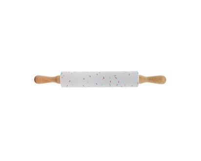 Silicone Rolling Pin Wood Handle - 43cmx5.3cm