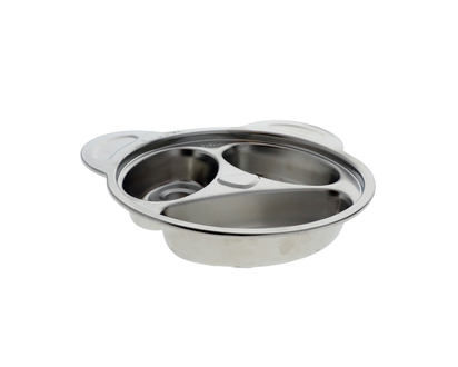 Stainless Compartment Kids Food Tray - Assorted