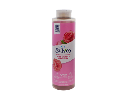 ST. IVES 650ml Body Wash-Rose & Aloe ver - 650ml