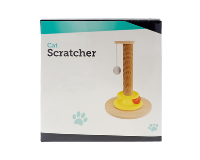 Cat Scratch Post Pompom & Ball