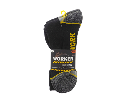 Pqt 3 Chaussettes robustes de travail - 7-11