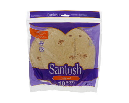 SANTOSH 400g/Pqt 10 Roti original - 400g