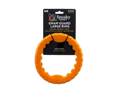 Tpr Dog Ring Toy Grooves - Small, Mediium