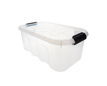 Plastico - Large Rectangular Storage Box - 42cmx25.5cmx17cm